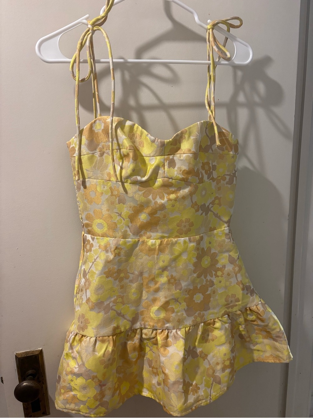 Amanda Uprichard Yellow Romper
